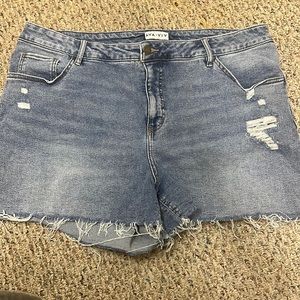 Size 22 plus size Jean shorts